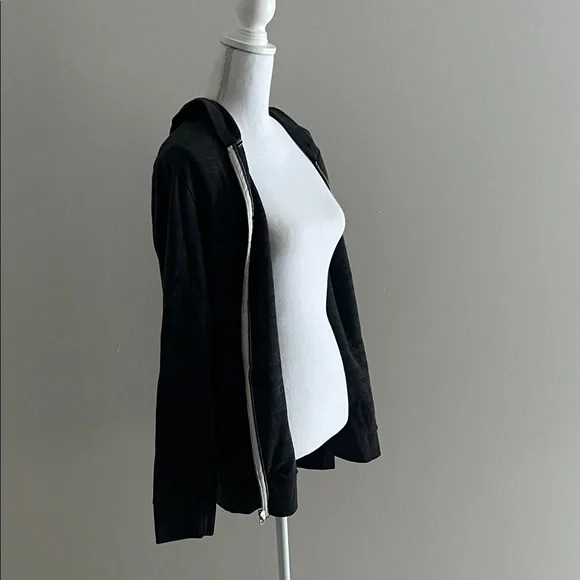 Express Black Zip Up Sweater for Men - Picture 8 of 9